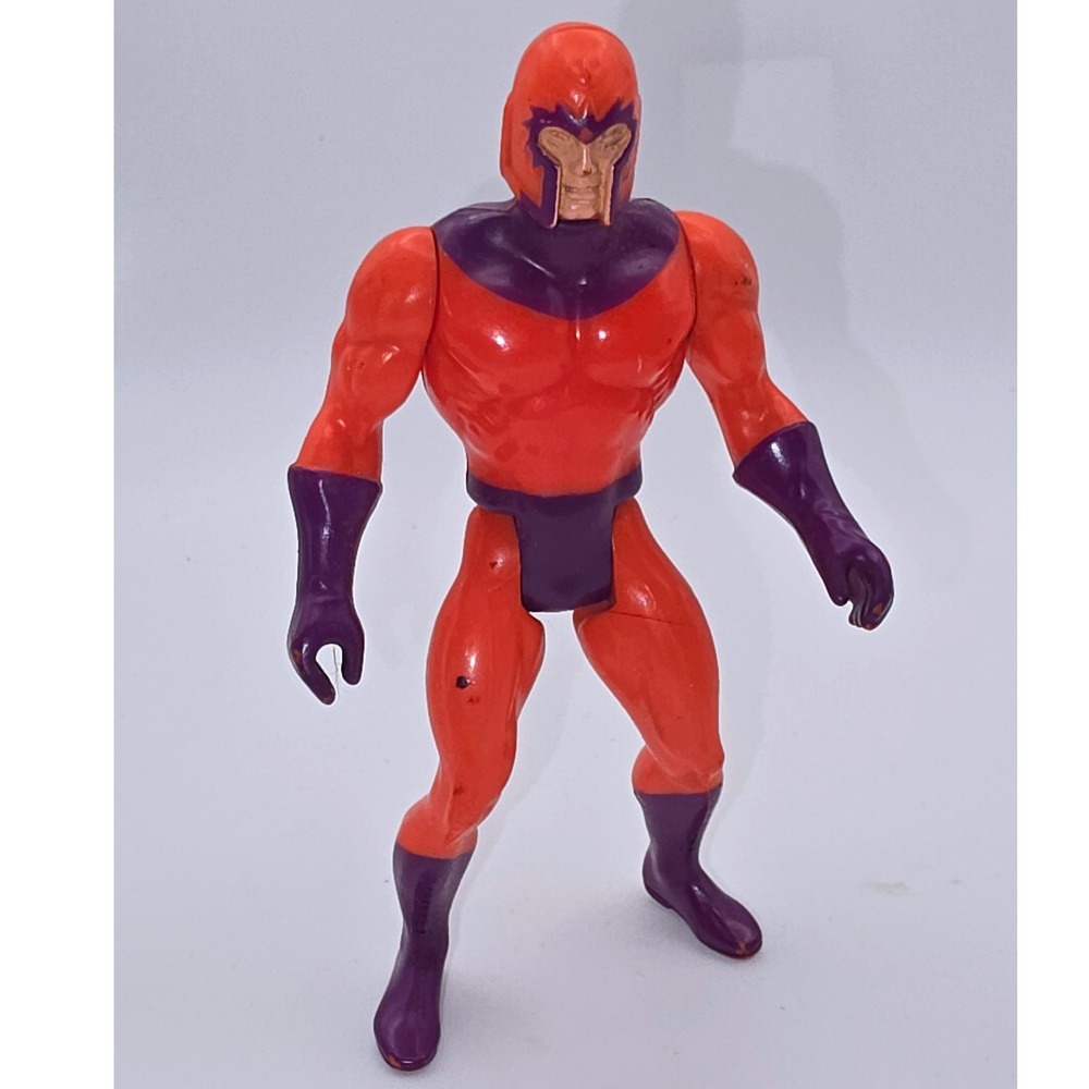 Mattel Magneto Action Figure 4.5" Red/Purple Fair 1984 Secret Wars Vintage Toy